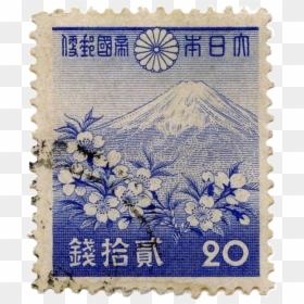 Japan Stamp Fuji, HD Png Download - mailing stamp png