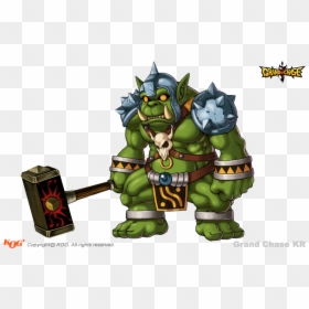 07 Orc Warrior Boss - Top Orc Animation, HD Png Download - orc warrior png