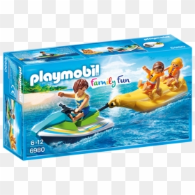 Playmobil Personal Watercraft With Banana Boat - Playmobil Moto De Agua, HD Png Download - banana boat png