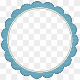 Blue Frame Cliparts - Jasmine Aladdin Cake Topper, HD Png Download - scalloped frame png