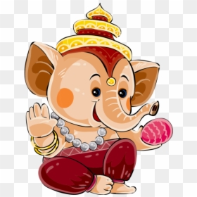 Cute Ganesh Chaturthi Wishes, HD Png Download - ganpati png