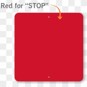 Stop Sign Red Color, HD Png Download - stop sign png