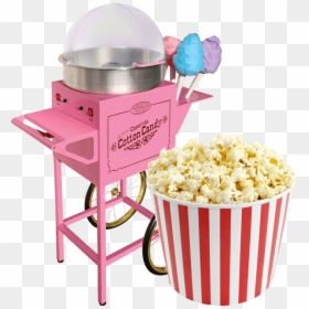 Party Candy Floss Machine, HD Png Download - popcorn png