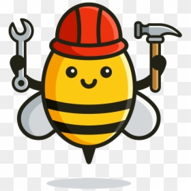 Worker Bee Clip Art, HD Png Download - bee png
