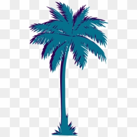 Transparent Background Palm Tree Silhouette, HD Png Download - vaporwave png