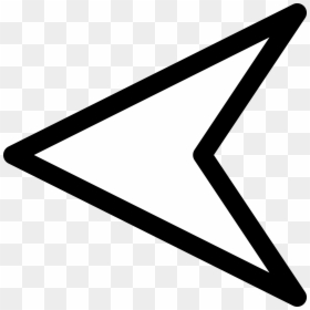 Transparent Background Left Arrow, HD Png Download - white arrow png