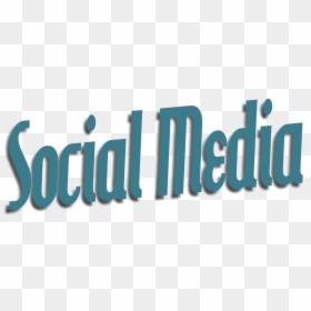 Social Media Text Png, Transparent Png - social media png