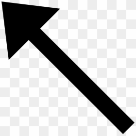 Arrow Pointing Up And To The Left, HD Png Download - white arrow png