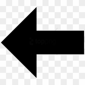 Arrow Pointing Left Png, Transparent Png - white arrow png