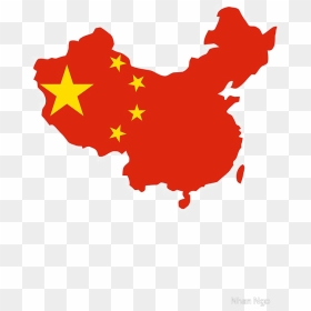 China Map Icon, HD Png Download - flag png