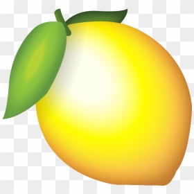 Lemon Emoji Png, Transparent Png - lemon png