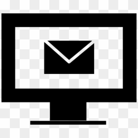 Email On Computer Screen Icon, HD Png Download - email png