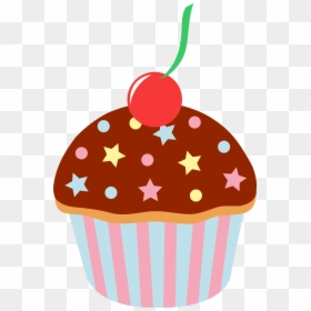 Cupcake Cartoon Transparent Background, HD Png Download - cupcake png