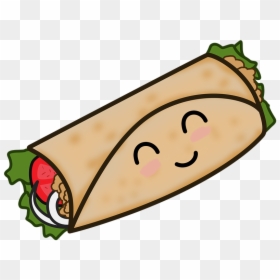Burrito Kawaii, HD Png Download - taco png