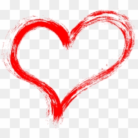 Paint Brush Heart Png, Transparent Png - grunge png
