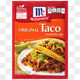 Mccormick Taco Seasoning Mix, HD Png Download - taco png