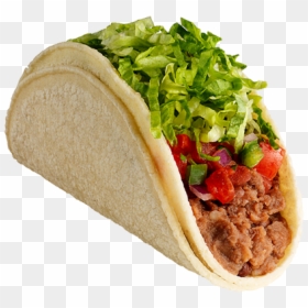 Beef Baja Taco Taco Time, HD Png Download - taco png