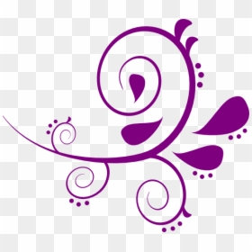 Purple Swirl Clipart, HD Png Download - swirl png
