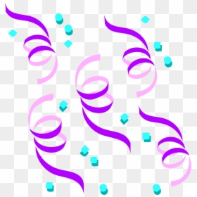 Confetti Clip Art, HD Png Download - swirl png