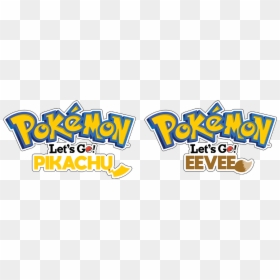 Pokemon Lets Go Eevee Logo, HD Png Download - pokemon logo png