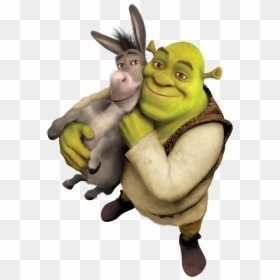 Shrek And Donkey Hugging, HD Png Download - shrek png