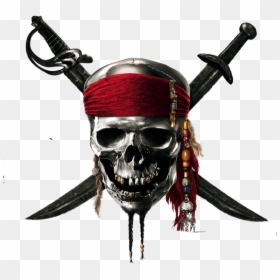 Pirates Of Caribbean Skull, HD Png Download - skeleton png