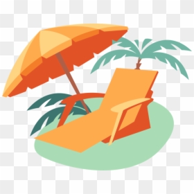 Clip Art Beach Chair Transparent Background, HD Png Download - beach png