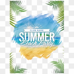 Summer Beach Party Png, Transparent Png - beach png