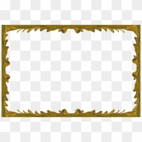 Frame Png Hd Golden, Transparent Png - gold frame png