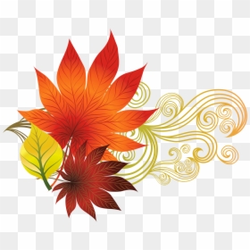 Fall Leaves Music Notes, HD Png Download - fall leaves png
