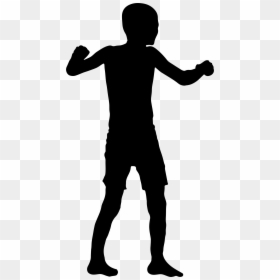 Silhouette Of Boy Png, Transparent Png - beach png