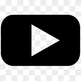 Youtube Play Button Black, HD Png Download - button png
