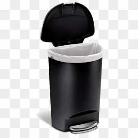 Trash Can With Step Pedal, HD Png Download - trash can png