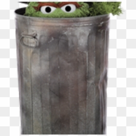 Oscar The Grouch Trash Can, HD Png Download - trash can png