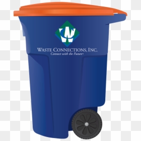 Waste Connections Trash Can, HD Png Download - trash can png