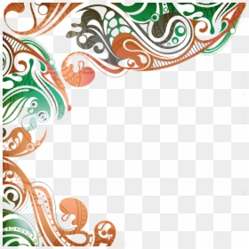 Abstract Border Frame Design, HD Png Download - floral png