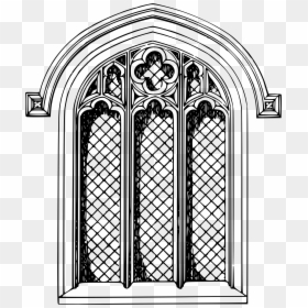 Church Arch Stained Glass, HD Png Download - window png