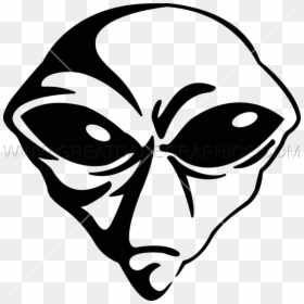 Alien Face Head Logo, HD Png Download - alien png
