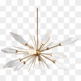 Chandelier With Raw Crystal, HD Png Download - starburst png