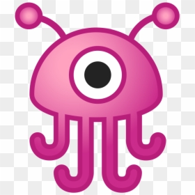 Google Alien Monster Emoji, HD Png Download - alien png