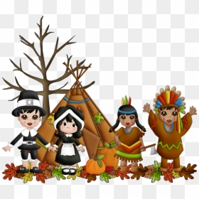 Pilgrims Thanksgiving, HD Png Download - thanksgiving png
