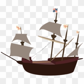 Pirate Ship Clipart Transparent Background, HD Png Download - boat png