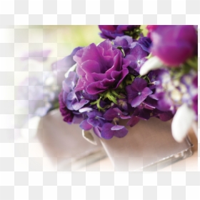 Purple Flower Centerpieces, HD Png Download - floral png