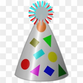 Party Hat Clipart, HD Png Download - birthday hat png