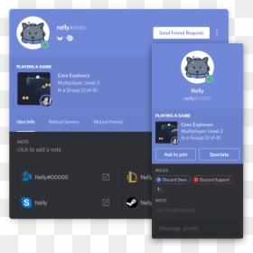 Connecting Spotify To Discord, HD Png Download - discord png