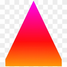 Plain Red Triangle, HD Png Download - birthday hat png