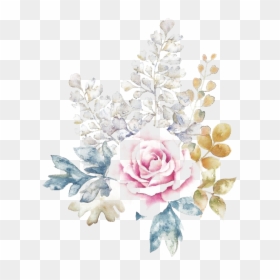 Transparent Background Watercolor Flowers, HD Png Download - watercolor flowers png