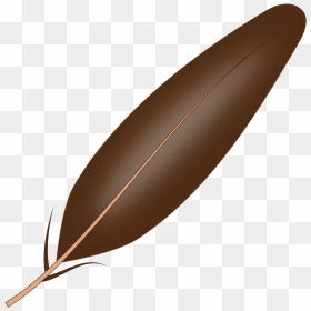 Brown Feathers Clipart, HD Png Download - feather png