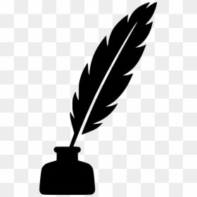 Feather Pen Icon Png, Transparent Png - feather png