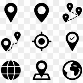 2 Locations Icon, HD Png Download - location icon png
